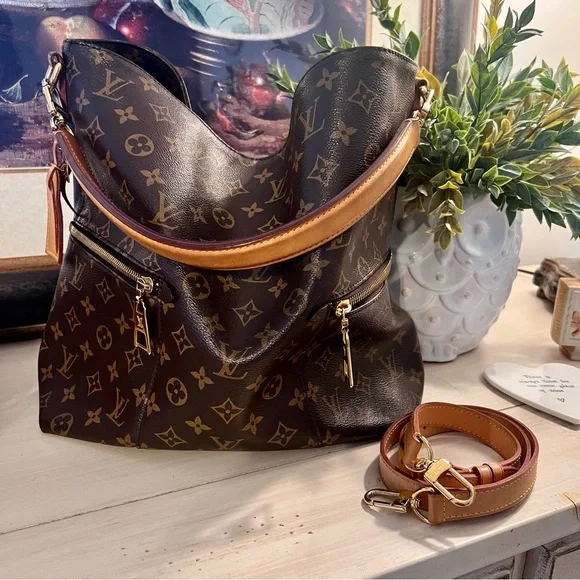 Louis Vuitton Melie Monogram Canvas Hobo Tote / Shoulder Bag - Picture 1 of 16